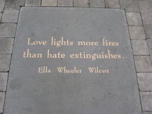 LoveLightsMoreFiresThanHateExtinguishesByEllaWheelerWilcoxInJackKerouacAlley