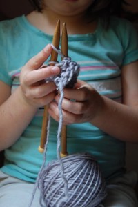 child_knitting